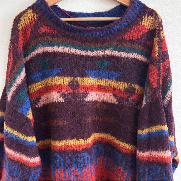 Free People Sunset Canyon Alpaca oversized sweater size small - Picture 5 of 8
